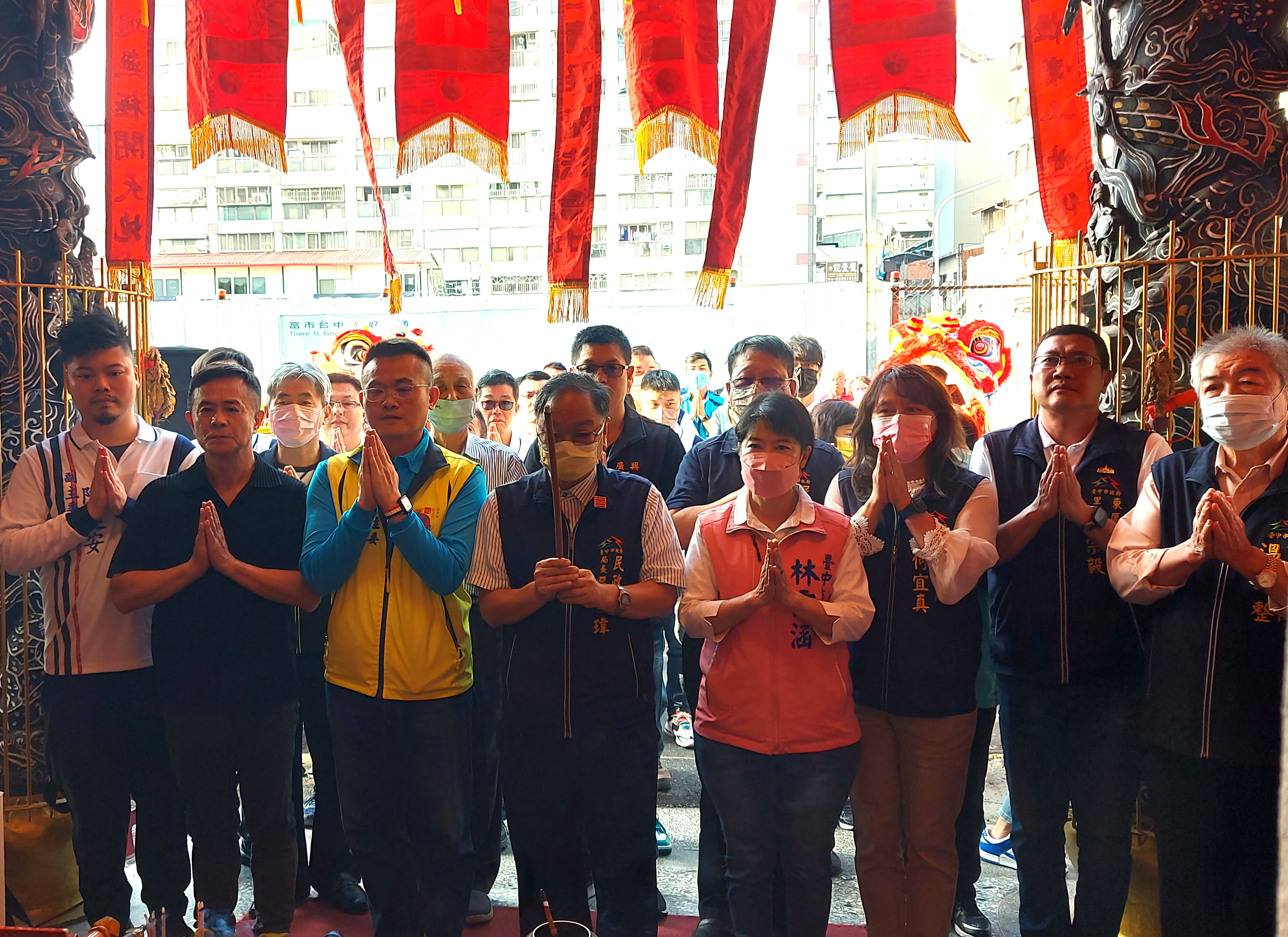 臺中市政府全球資訊網-市政新聞-中市信義街新庄仔福德祠謝土祈安開財庫民政局長贈匾感謝庇佑鄰里