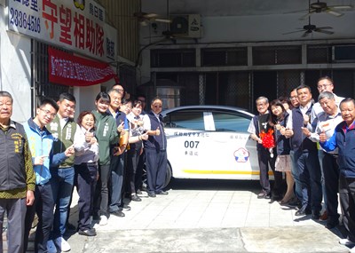 維護里鄰安全添利器! 中市府補助烏日區仁德里添購全新巡邏車