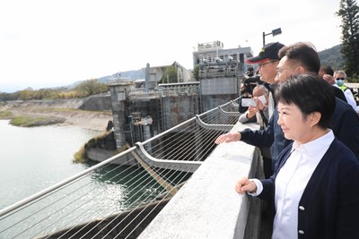 南部水情嚴峻  盧市長視察石岡壩提早因應