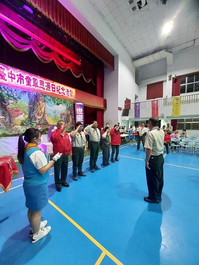 薪火相傳童軍思源日紀念活動 中市教育局表彰績優童軍服務員