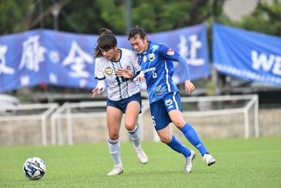 「台中藍鯨」對戰「桃園戰神」,終場以2比1獲勝