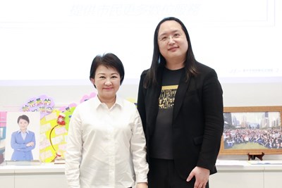數位部長唐鳳拜會