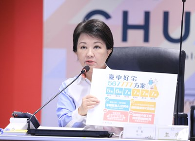 台中好宅租金優惠再擴大 盧市長:「567 777」打折方案全國最優!