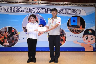 中市替代役備役演訓召集登場 盧市長:救護備援能量再提升