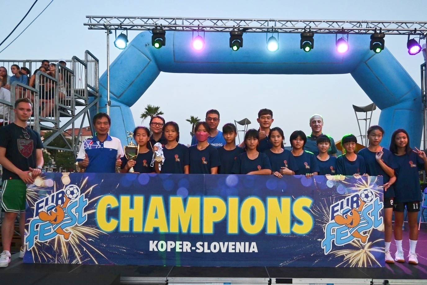 中市學校運動團隊遠征歐洲國際分齡賽 勇奪5金揚名賽場