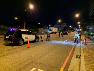 嚴查杜絕酒駕!中市警察局24小時全天候攔檢 取締數六都第二
