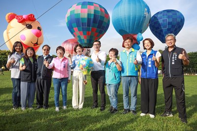 台中熱氣球嘉年華盛大開幕 王副市長：歡迎造訪體驗！
