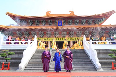 台中市孔廟每年遵循古禮舉行祭孔大典,弘揚尊師重道的文化傳承(資料照片)