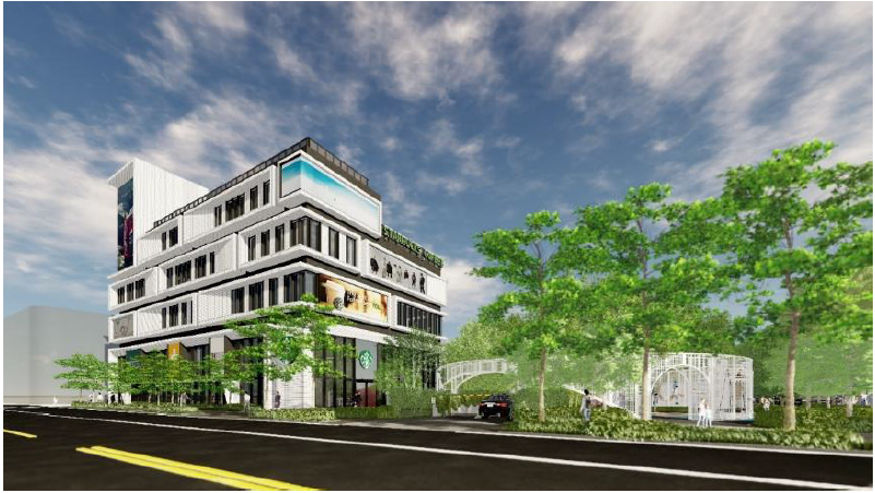 台中大里市七+廣二合併開發打造首座複合式賣場