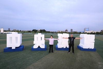 全國最大戶外運動場!台中萬坪中央球場啟用 盧市長:歡迎大家來運動