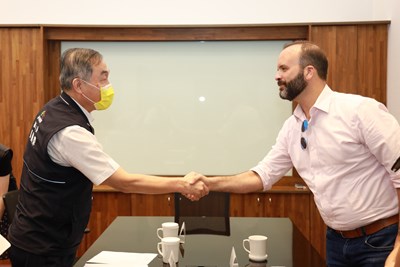 美國艾森豪獎學金得獎學者Ricardo Herrero訪中市府 深入了解經貿、農業發展議題