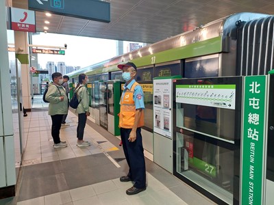 10月16日起，平日北屯總站列車均停靠2月台。