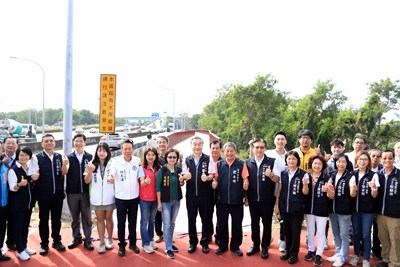 筏子溪水岸廊道南延至烏日 黃副市長:拓展市民休憩空間