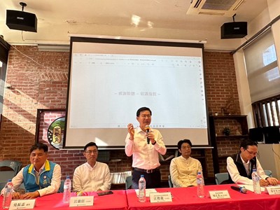 「東勢客家文化園區舉行全區整體規劃案成果說明會,向民眾展現初步規劃理念」